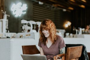 Lady working on her PA Diploma